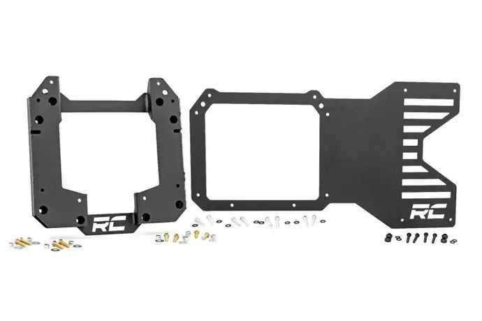 Rough Country | 2021-2023 Ford Bronco 4WD Spare Tire Relocation - Relocation & Reinforcement Bracket