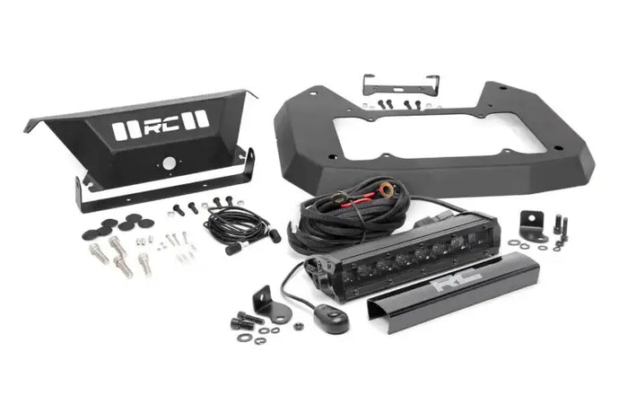 Rough Country | 2018-2023 Jeep Wrangler JL 4WD Spare Tire Carrier Delete Kit Without Light Kit | 10560