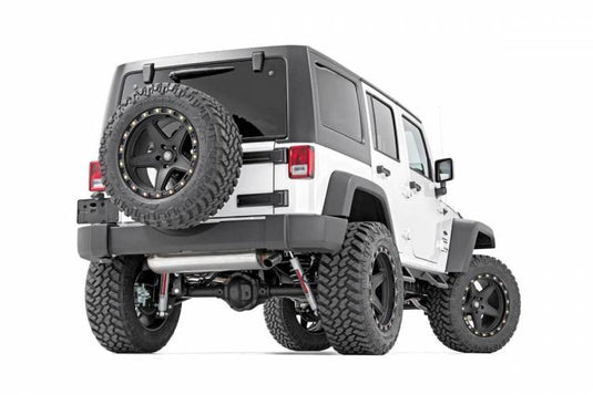 Rough Country | 2007-2018 Jeep Wrangler JK 4WD Contoured Drop Steps | 90765B