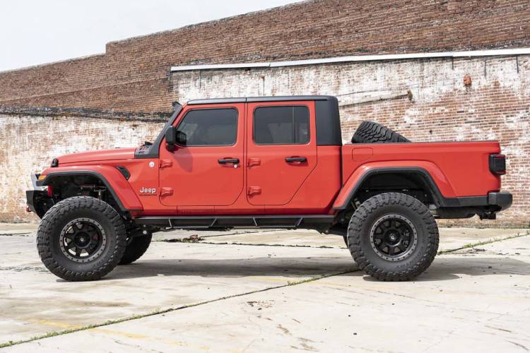 Load image into Gallery viewer, Rough Country | 2020-2022 Jeep Gladiator JT 4WD AL2 Drop Steps | AL520201
