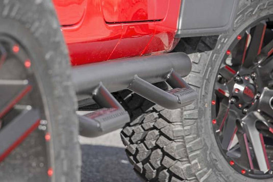 Rough Country | 2018-2024 Jeep Wrangler JL Unlimited 4WD 4 Door Wheel To Wheel Nerf Steps