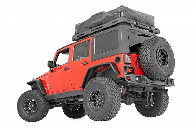 Load image into Gallery viewer, Rough Country | 2007-2018 Jeep Wrangler JK Unlimited 4 Door Heavy Duty Rock Sliders
