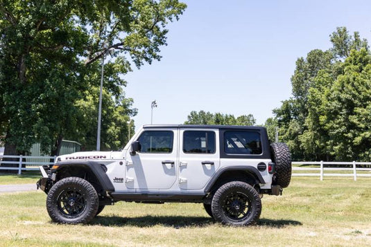 Rough Country | 2021-2024 Jeep Wrangler JL / Wrangler 4XE Heavy-L 4 Door 4WD Rock Sliders