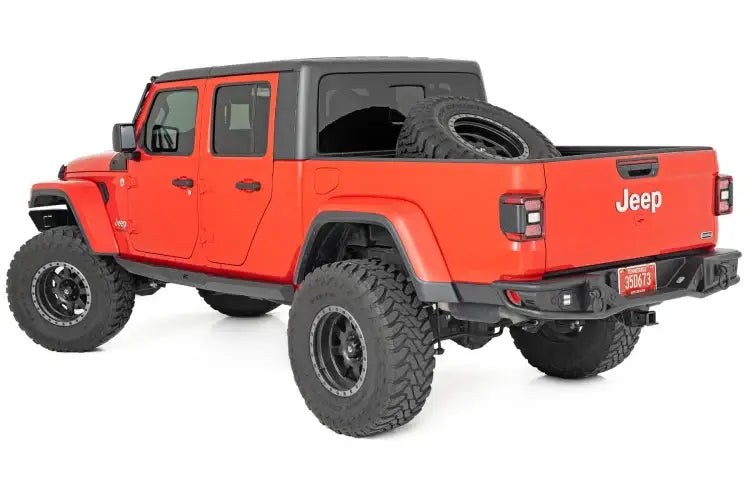 Load image into Gallery viewer, Rough Country | 2020-2024 Jeep Gladiator JT 4WD Heavy Duty Rock Sliders
