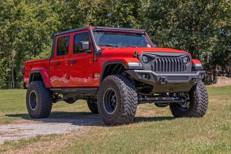 Load image into Gallery viewer, Rough Country | 2020-2024 Jeep Gladiator JT 4WD Heavy Duty Rock Sliders
