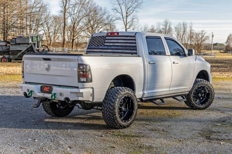 Load image into Gallery viewer, Rough Country | Dodge Ram 1500 / 2500 / 3500 Crew Cab 2WD / 4WD SRX2 Adjustable Aluminum Steps
