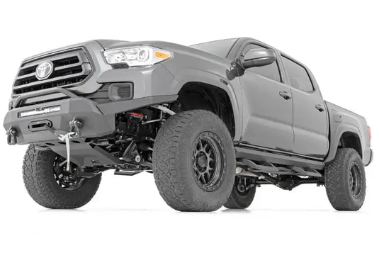 Rough Country | 2005-2023 Toyota Tacoma Double Cab SR2 Adjustable Aluminum Steps