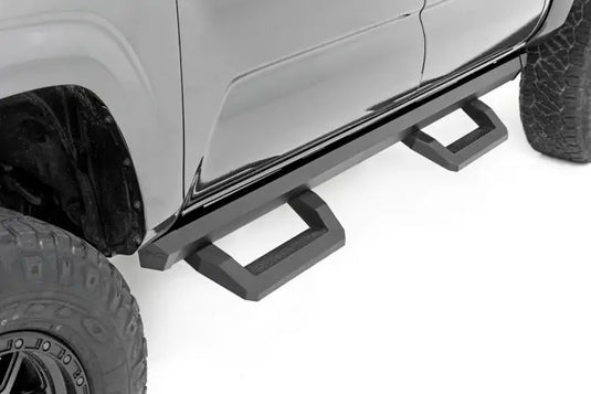 Rough Country | 2005-2023 Toyota Tacoma Double Cab SR2 Adjustable Aluminum Steps