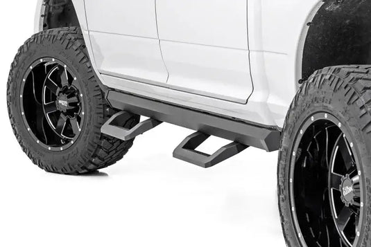 Rough Country | Dodge Ram 1500 / 2500 / 3500 Crew Cab 2WD / 4WD SR2 Adjustable Aluminum Steps | 32001