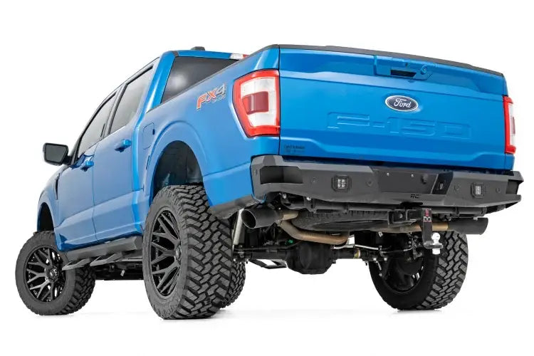 Load image into Gallery viewer, Rough Country | Ford F150 / Super Duty Crew Cab SR2 Adjustable Aluminum Steps
