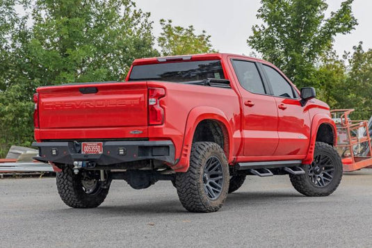 Rough Country | 2019-2024 GM 1500 / 2500 HD / 3500 HD Crew Cab SR2 Adjustable Aluminum Steps