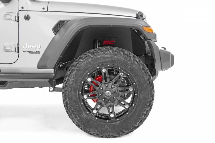 Load image into Gallery viewer, Rough Country | 2018-2024 Jeep Wrangler JL 4WD Front Inner Fenders
