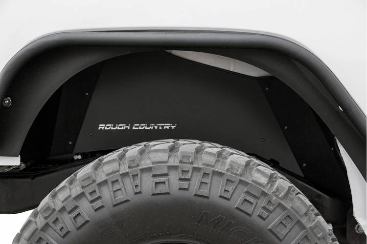 Load image into Gallery viewer, Rough Country | 2007-2018 Jeep Wrangler JK 4WD Rear Inner Fenders (Only For Vertex Shocks)
