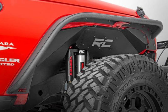 Rough Country | 2007-2018 Jeep Wrangler JK 4WD Front & Rear Inner Fenders (Only For Vertex Shocks)