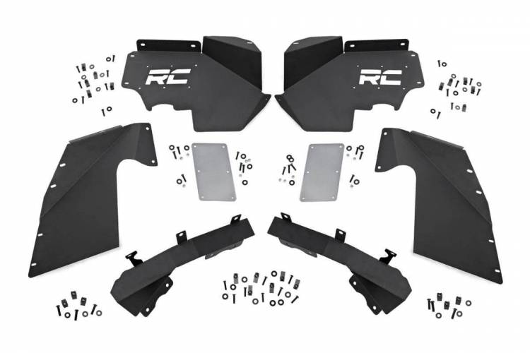 Load image into Gallery viewer, Rough Country | 2007-2018 Jeep Wrangler JK 4WD Front Inner Fenders (Only For Vertex Shocks)
