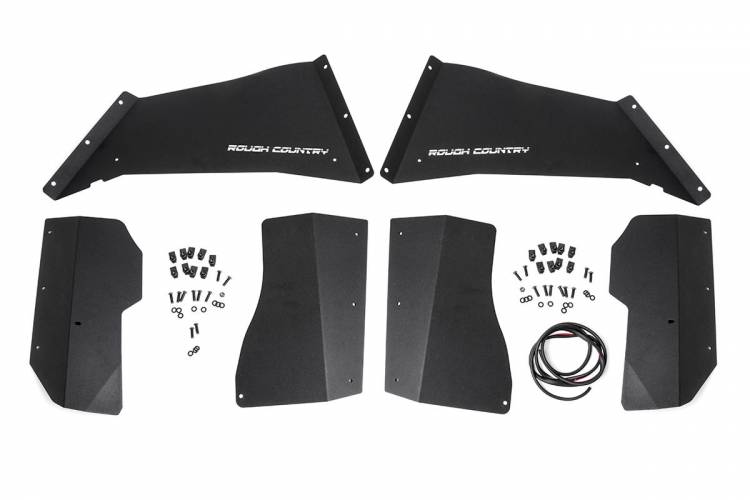 Load image into Gallery viewer, Rough Country | 2007-2018 Jeep Wrangler JK 4WD Rear Inner Fenders (Only For Vertex Shocks)
