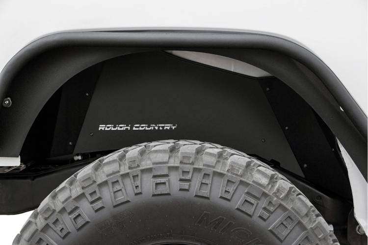 Load image into Gallery viewer, Rough Country | 2007-2018 Jeep Wrangler JK 4WD Front &amp; Rear Inner Fenders
