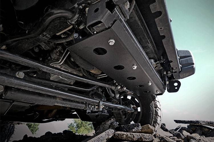 Load image into Gallery viewer, Rough Country | 2007-2018 Jeep Wrangler JK Front Sway Bar Skid Plate | 776
