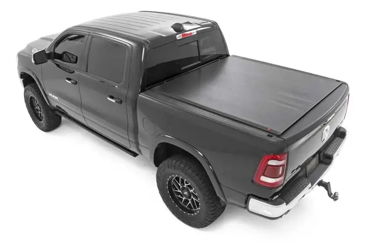 Load image into Gallery viewer, Rough Country | Dodge Ram 1500 / 2500 6 Foot 4 Inch Soft Roll Up Bed Cover
