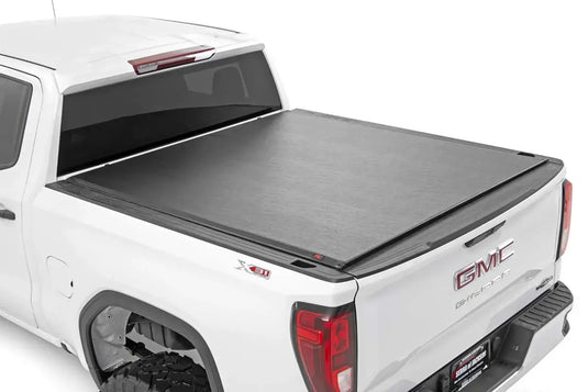 Rough Country | 2019-2023 GM 1500 Soft Roll Up Bed Cover - 5' 8 Inch Bed