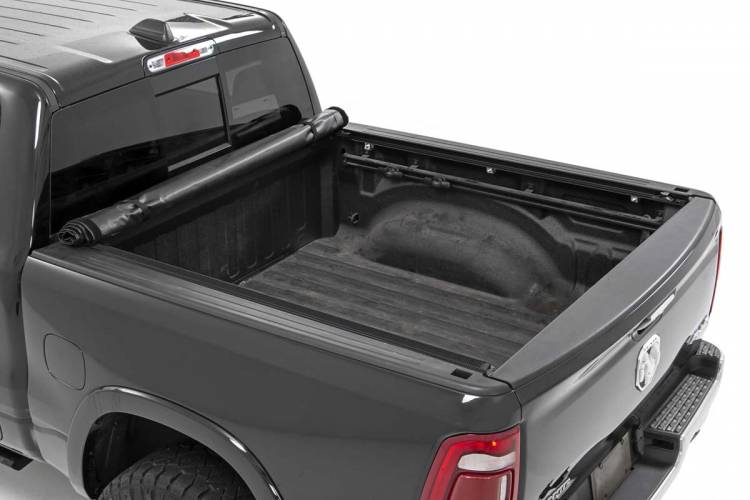 Load image into Gallery viewer, Rough Country | Dodge Ram 1500 / TRX 5 Foot 7 Inch Soft Roll Up Bed Cover
