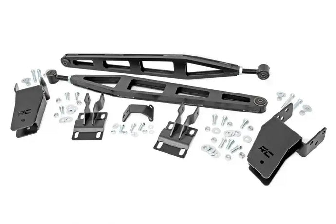 Rough Country | 2008-2016 Ford Super Duty Traction Bar Kit - 0 Inch To 3 Inch Lift Height (Stock U-Bolt Position)