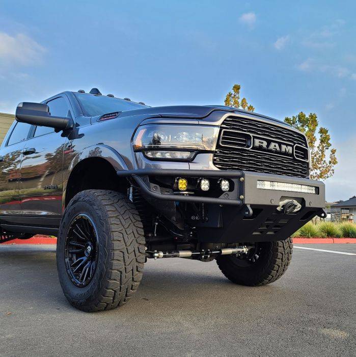 Load image into Gallery viewer, Chassis Unlimited | 2019-2024 Dodge Ram 2500 / 3500 Diablo Front Winch Bumper
