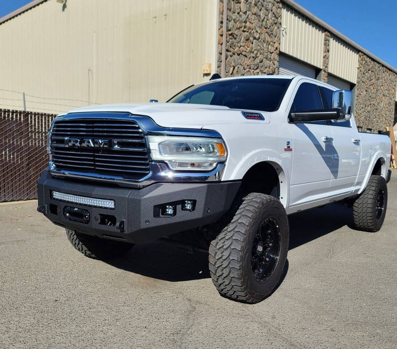 Load image into Gallery viewer, Chassis Unlimited | 2019-2024 Dodge Ram 2500 / 3500 Attitude Series Front Winch Bumper
