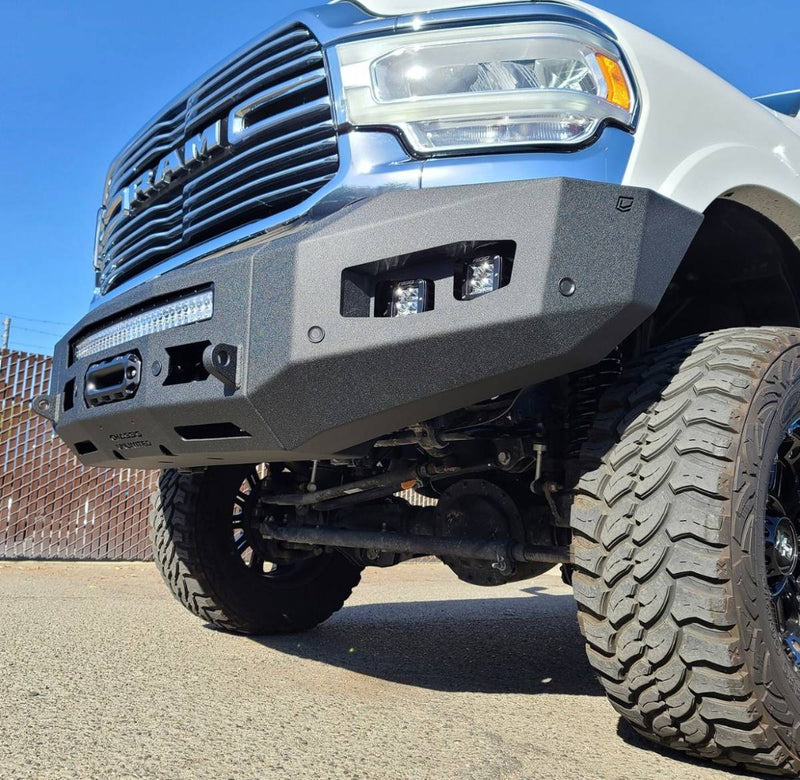 Load image into Gallery viewer, Chassis Unlimited | 2019-2024 Dodge Ram 2500 / 3500 Attitude Series Front Winch Bumper
