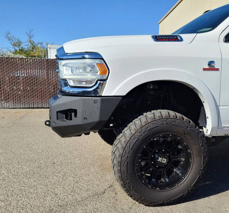 Load image into Gallery viewer, Chassis Unlimited | 2019-2024 Dodge Ram 2500 / 3500 Attitude Series Front Winch Bumper
