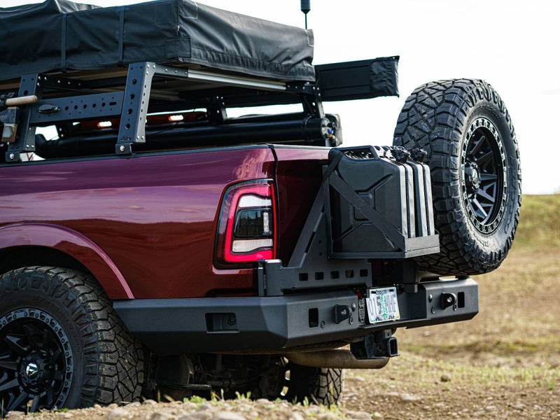 Load image into Gallery viewer, Chassis Unlimited | 2010-2022 Dodge Ram 2500 / 3500 High Clearance Dual Swing Out Rear Bumper
