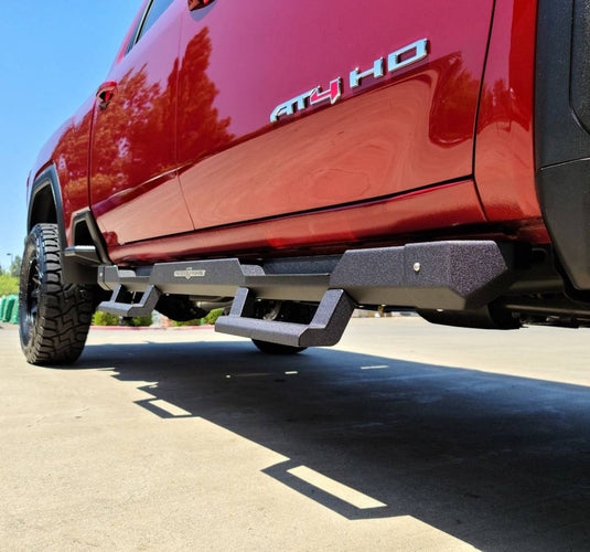 Chassis Unlimited | 2010-2022 Dodge Ram 2500 / 3500 & 2009-2018 1500 Crew Cab Attitude Modular Side Steps | CUB112002