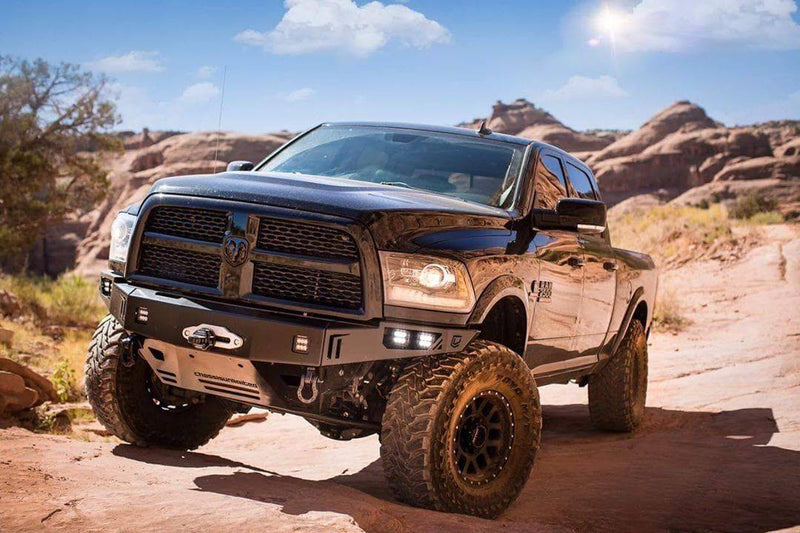 Load image into Gallery viewer, Chassis Unlimited | 2010-2018 Dodge Ram 2500 / 3500 Octane Series Front WInch Bumper
