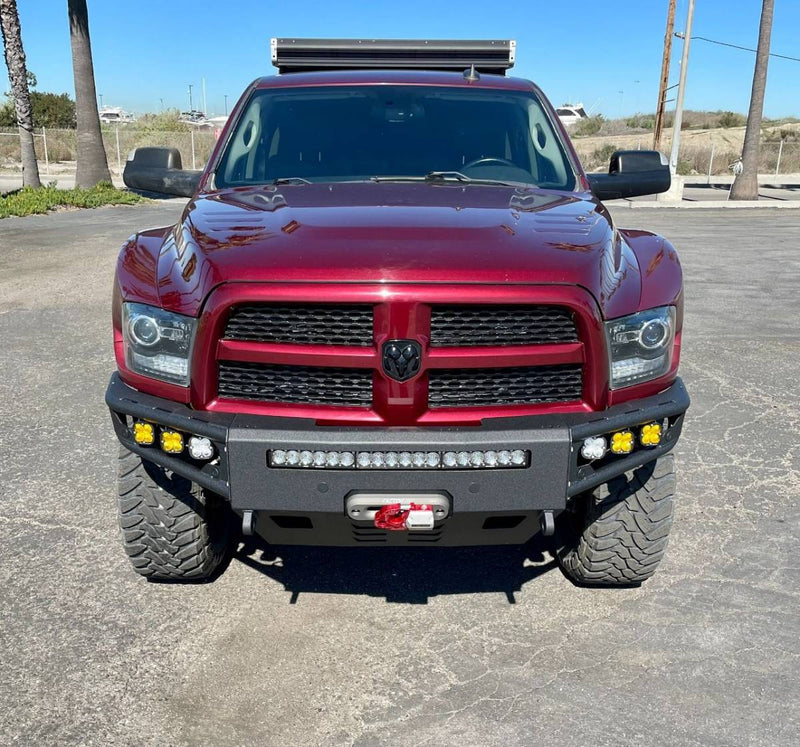 Load image into Gallery viewer, Chassis Unlimited | 2010-2018 Dodge Ram 2500 / 3500 Diablo Front WInch Bumper
