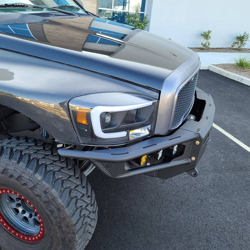 Load image into Gallery viewer, Chassis Unlimited | 2006-2009 Dodge Ram 2500 / 3500 Diablo Front WInch Bumper | CUB950021
