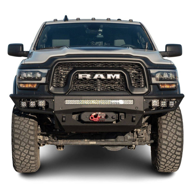 Load image into Gallery viewer, Chassis Unlimited | 2019-2024 Dodge Ram Power Wagon Diablo Front Winch Bumper
