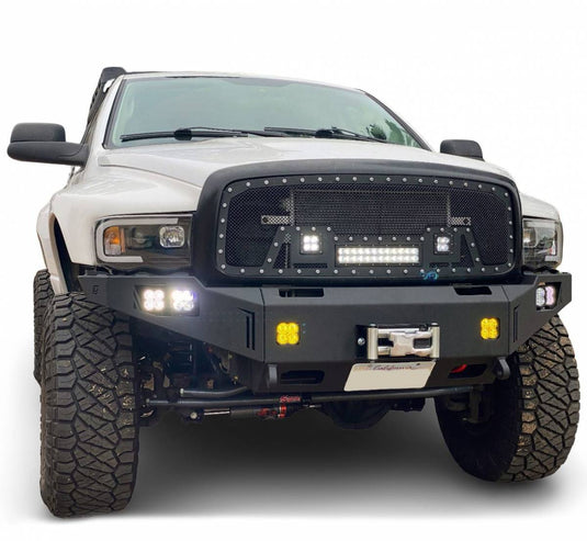 Chassis Unlimited | 2003-2005 Dodge Ram 2500 / 3500 Octane Series Front WInch Bumper | CUB940131