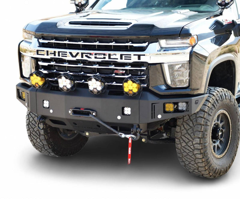 Load image into Gallery viewer, Chassis Unlimited | 2020-2023 Chevrolet 2500 / 3500 Octane Front Winch Bumper
