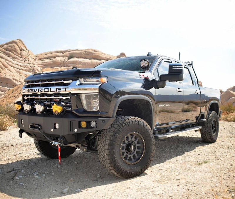 Load image into Gallery viewer, Chassis Unlimited | 2020-2023 Chevrolet 2500 / 3500 Octane Front WInch Bumper
