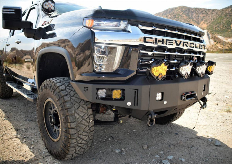 Load image into Gallery viewer, Chassis Unlimited | 2020-2023 Chevrolet 2500 / 3500 Octane Front Winch Bumper
