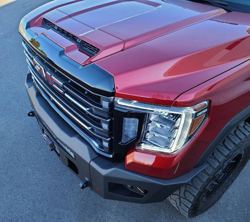 Load image into Gallery viewer, Chassis Unlimited | 2020-2023 GMC Sierra 2500 / 3500 Attitude Series Front Winch Bumper
