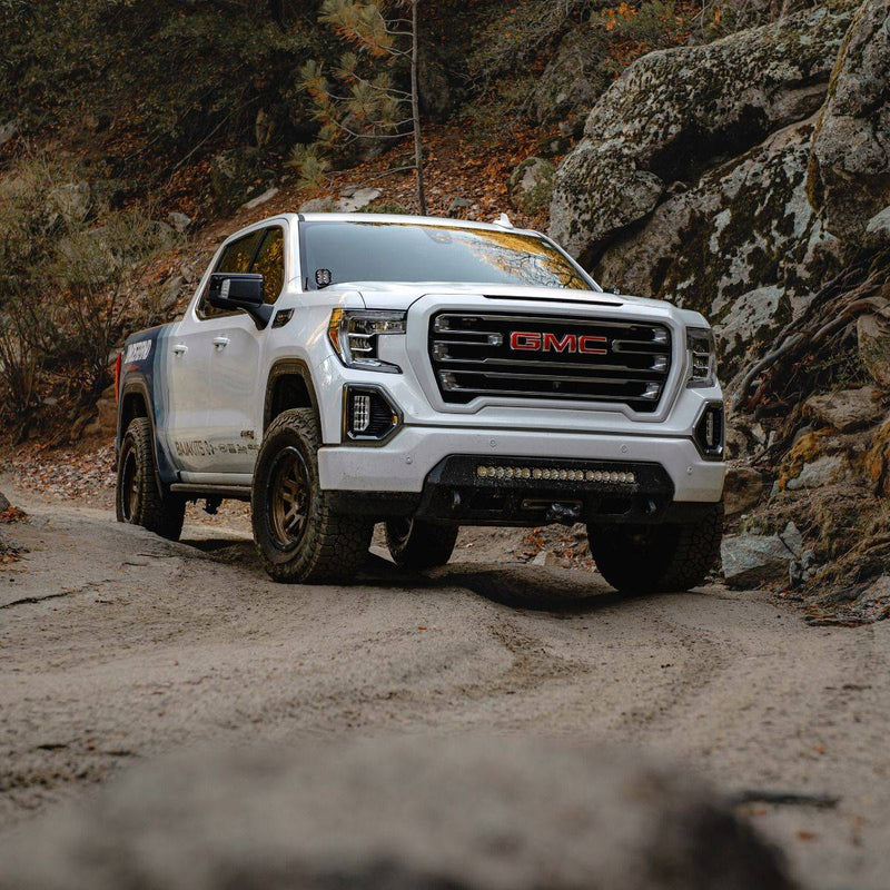 Load image into Gallery viewer, Chassis Unlimited | 2019-2021 GMC Sierra 1500 Prolite Front Winch Bumper
