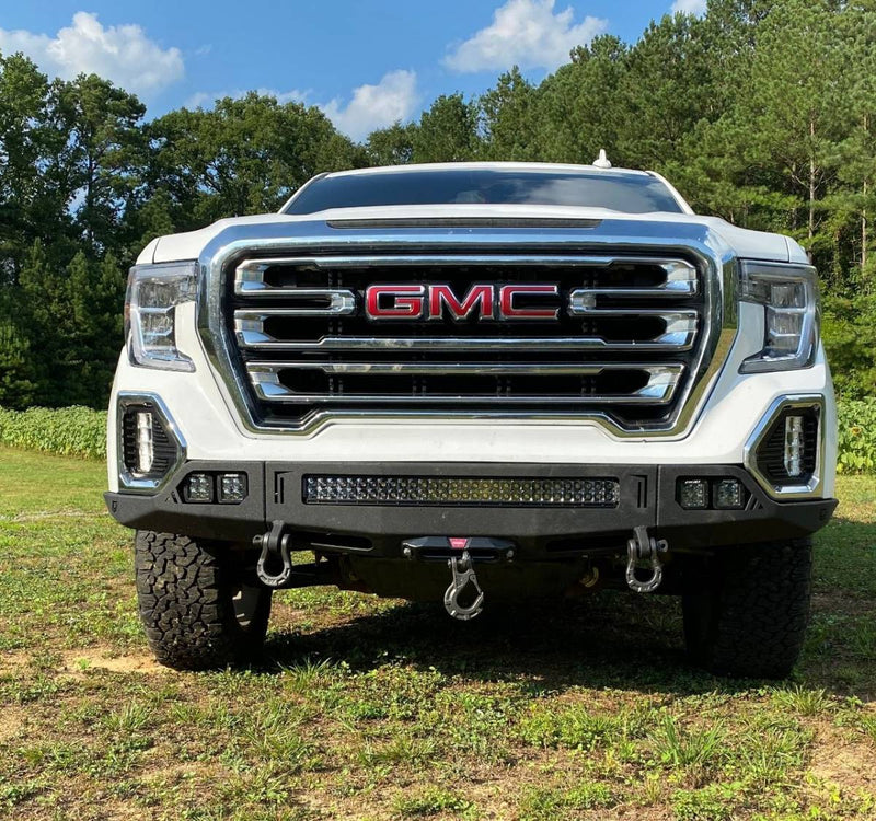 Load image into Gallery viewer, Chassis Unlimited | 2019-2021 GMC Sierra 1500 Octane Front Winch Bumper
