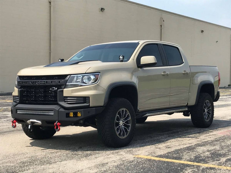 Load image into Gallery viewer, Chassis Unlimited | 2021+ Chevrolet Colorado ZR2 Octane Front Winch Bumper
