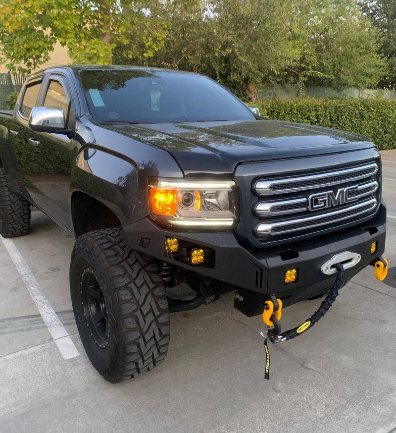 Load image into Gallery viewer, Chassis Unlimited | 2015-2019 GMC Canyon Octane Front Winch Bumper
