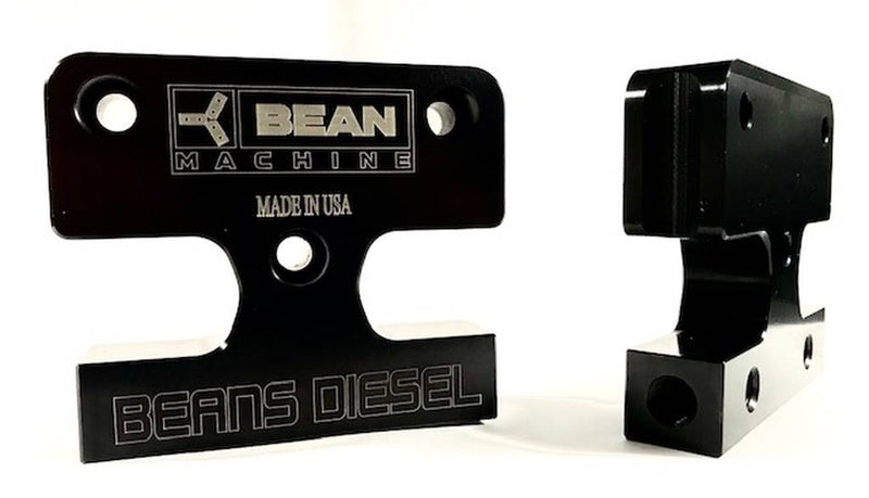 Load image into Gallery viewer, Beans Diesel | 03-09 Cummins Factory Fuel Bowl Delete Block With Extra Return Ports And Water In Fuel Sensor &amp; Port
