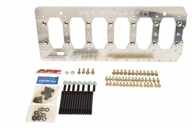 Load image into Gallery viewer, Beans Diesel | KIT - BDP Aluminum Gridlock Girdle Common Rail Main Girdle Kit With Bolt Kit and ARP Studs
