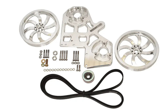 Beans Diesel | KIT - Cummins Triple CP3 Kit Includes 10 Inch Pulleys, Idler Pulley, and Belt (No Pumps)