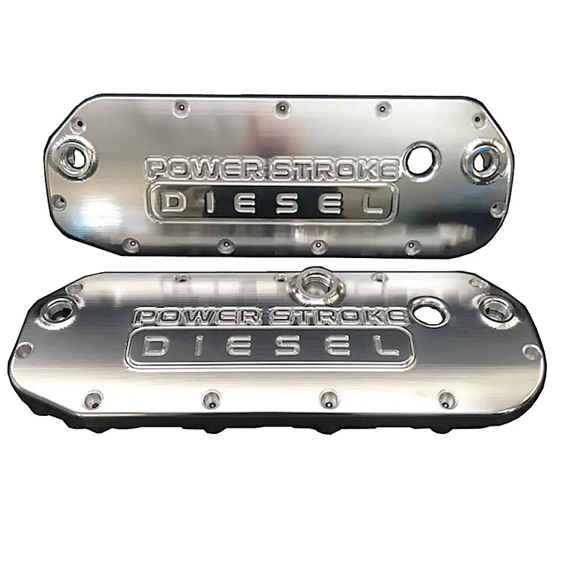 Load image into Gallery viewer, Beans Diesel | 2004.5-2007 6.0 Power Stroke Billet Valve Covers No Logo Or Bean Machine Logo
