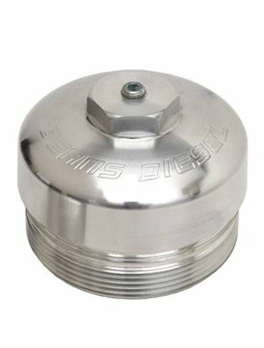 Beans Diesel | 6.0 / 6.4 Billet Oil Filter Cap - 6.0 / 6.4 Billet Lower Fuel Filter Cap (6.0 Large Fuel Filter) (6.4 Small Fuel Filter)